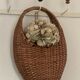 Panier en osier tressé