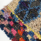 Moroccan berber carpet boucherouite 161x92cm