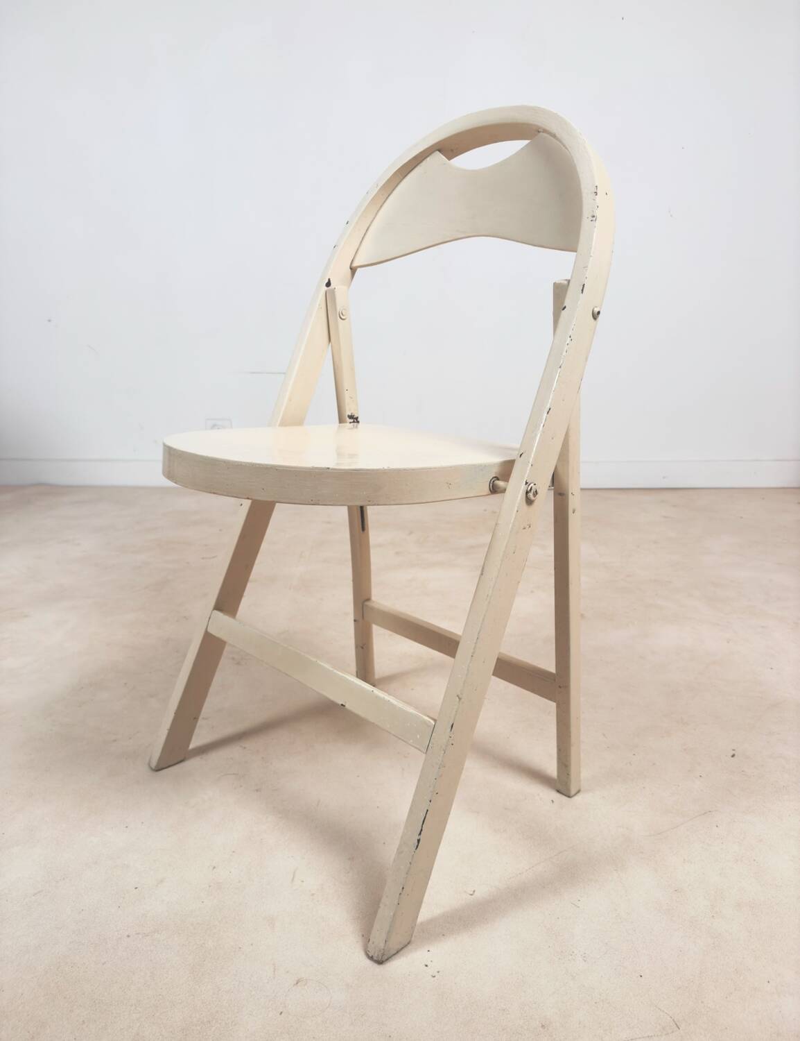Set of 5 folding chairs from the 1930s by Thonet Mundus.