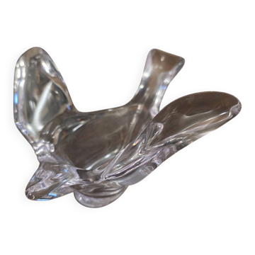 Vide poche Cristal "Colombe" maison Daum Nancy
