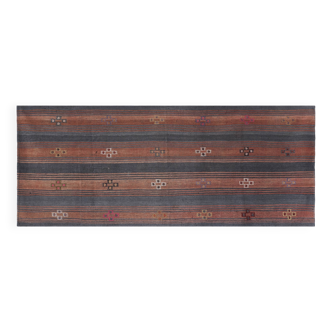 Tapis vintage turc de oushak tissé à la main 120x286 cm