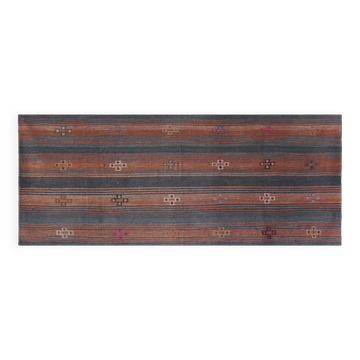 Vintage Turkish Oushak Rug Handwoven 120x286 cm