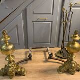 Chimney and fire tools.