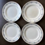 4 assiettes plates St Amand terre de fer