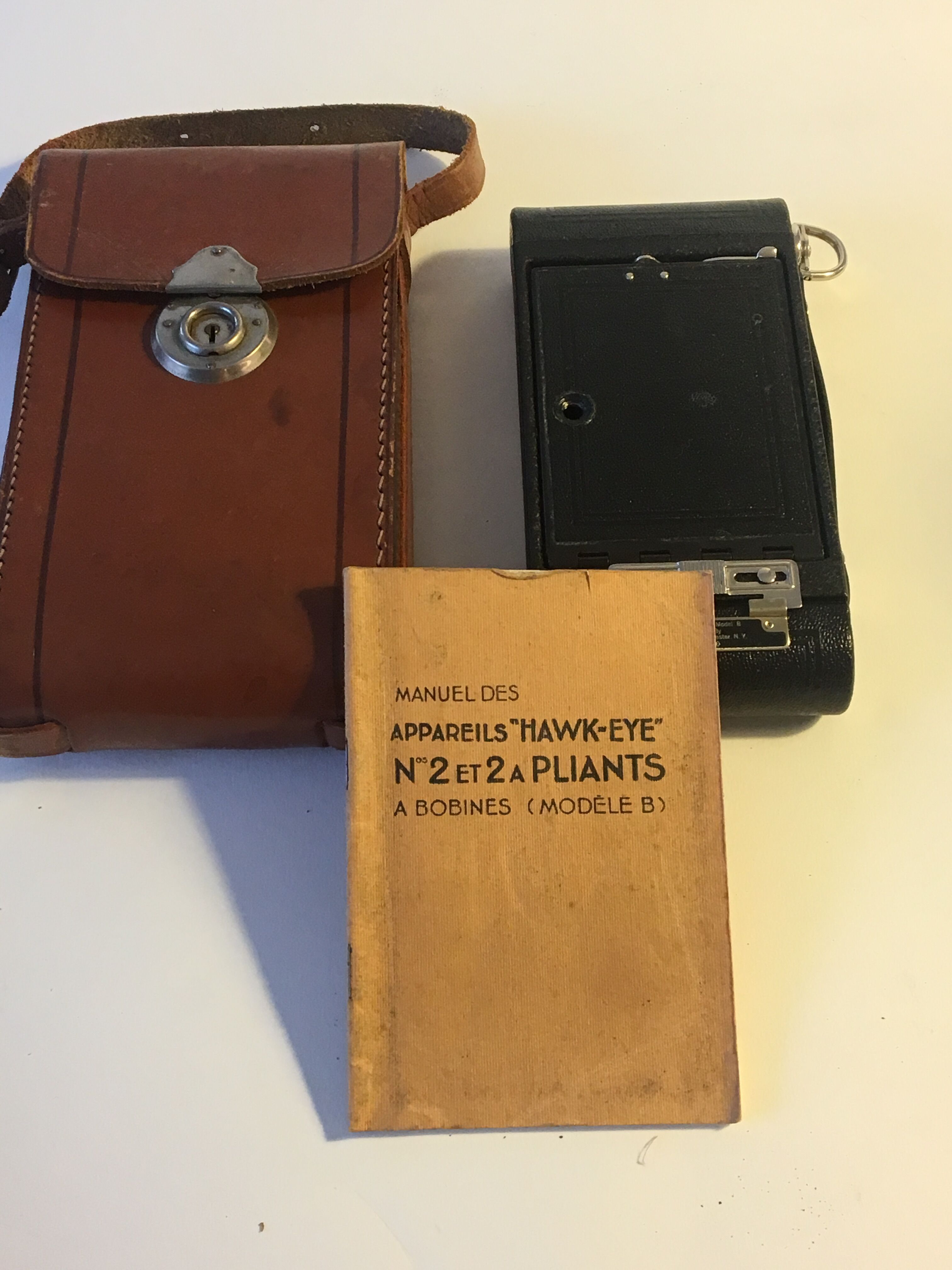 Hawk-eye folding camera n ° 2 folding rolls (model b)