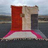 Moroccan rug in natural wool 2.5 x 1.5 m
