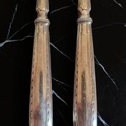 Silver salad cutlery Minerva hallmark