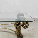 Table basse vintage 'Hollywood Regency' Willy Daro