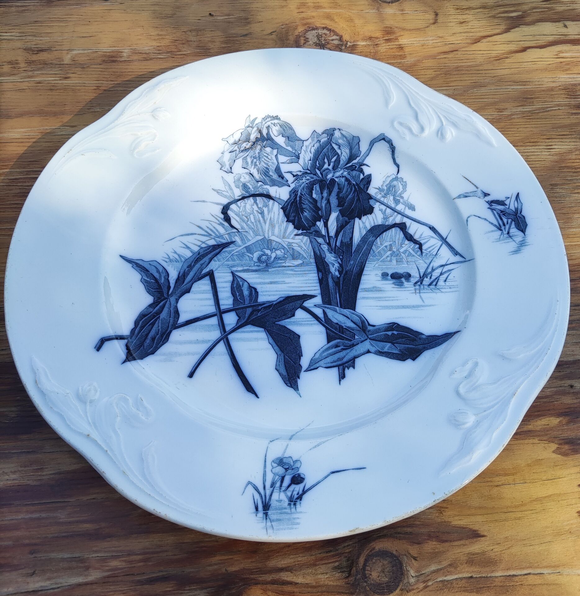 Large plate Villeroy and Boch - Iris model