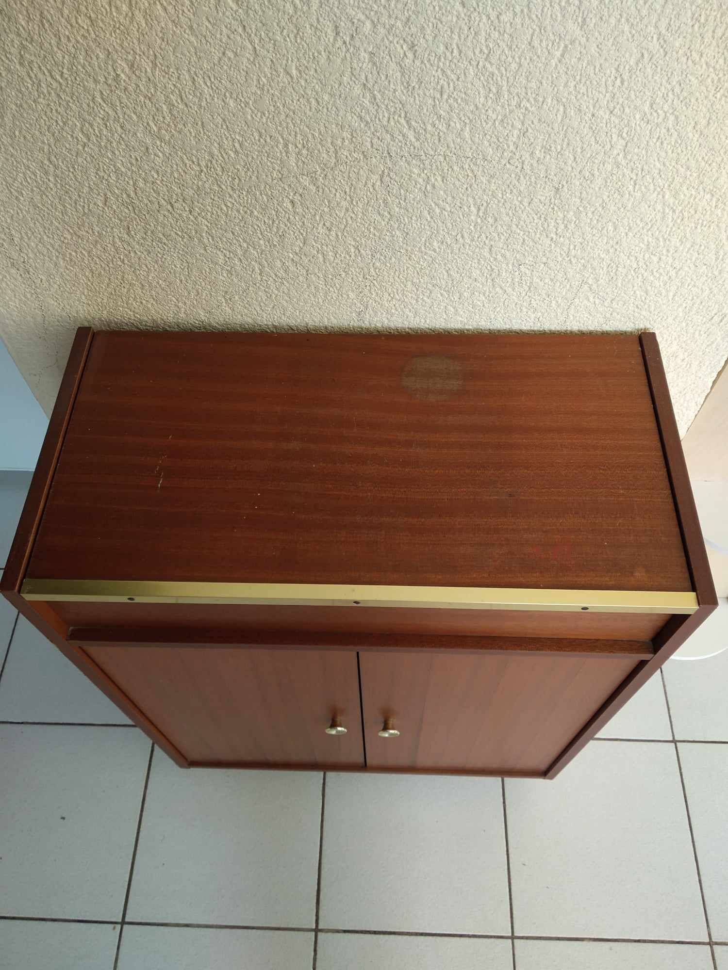 Vintage shoe cabinet