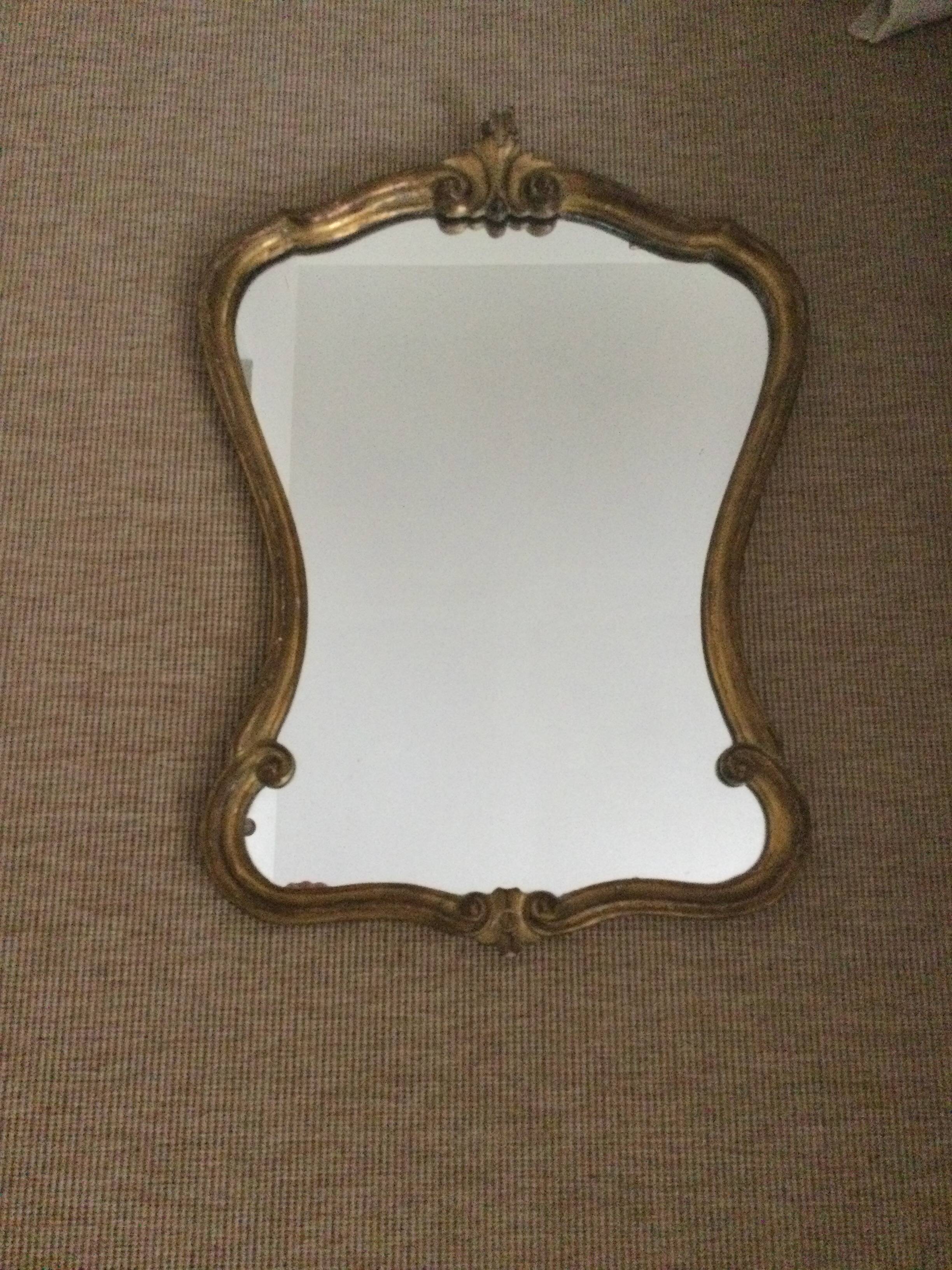 Antique gilded mirror