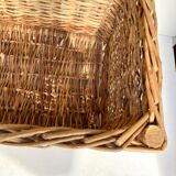 Vintage wicker trunk