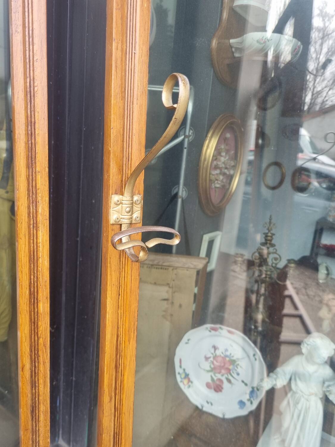 Old vintage coat rack wardrobe