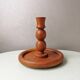 Vintage 70s wooden chandelier