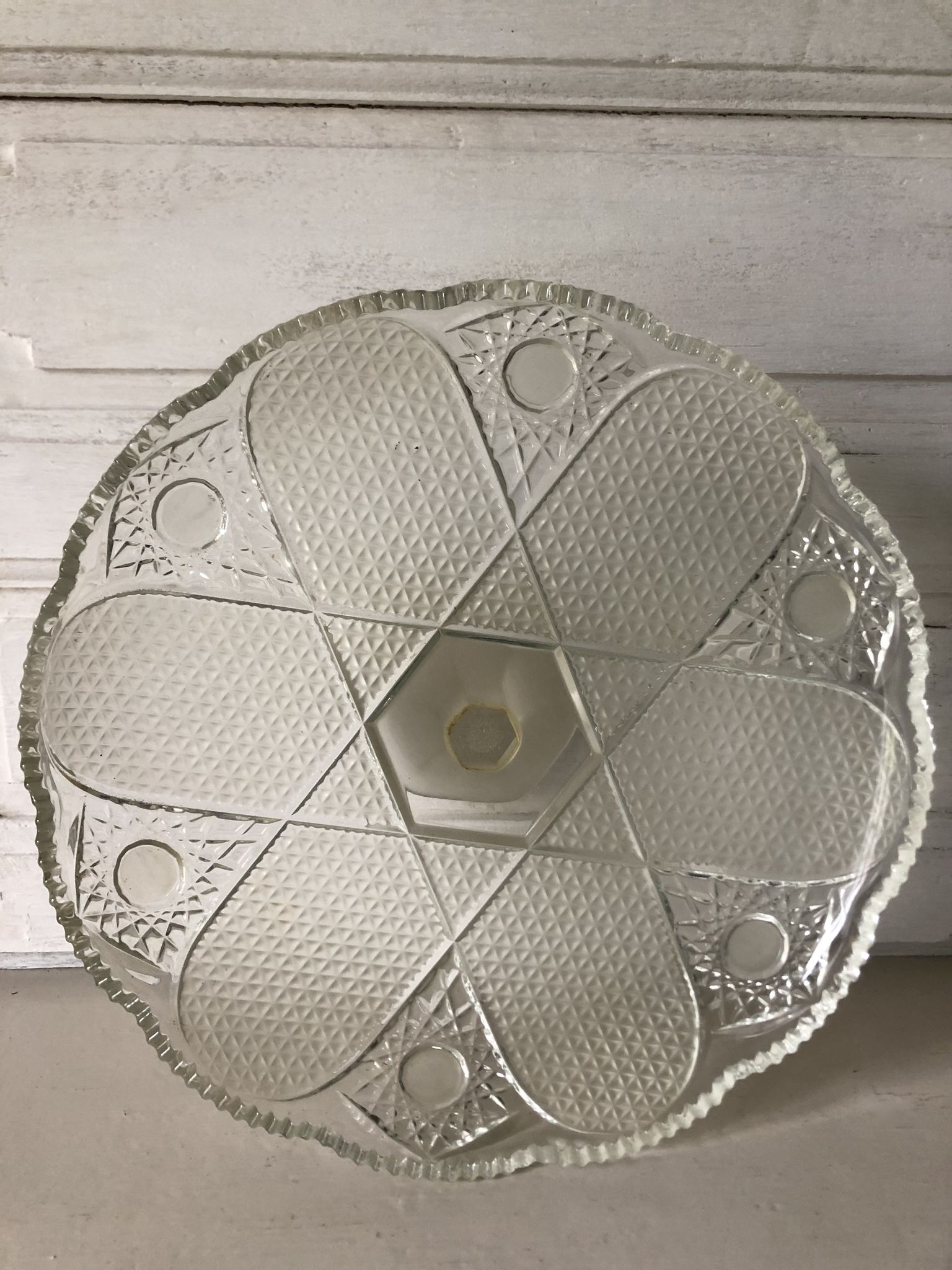 Présentoir à tartes gâteaux piedouche