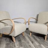Armchairs by Jindrich Halabala, 1940s, Set of 2