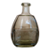 Antique smoked glass bottle, Art Deco style