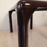 Table avec trois chaises design Vico Magistretti pour Artemide dans les années 70, Stadio 120, Selene
