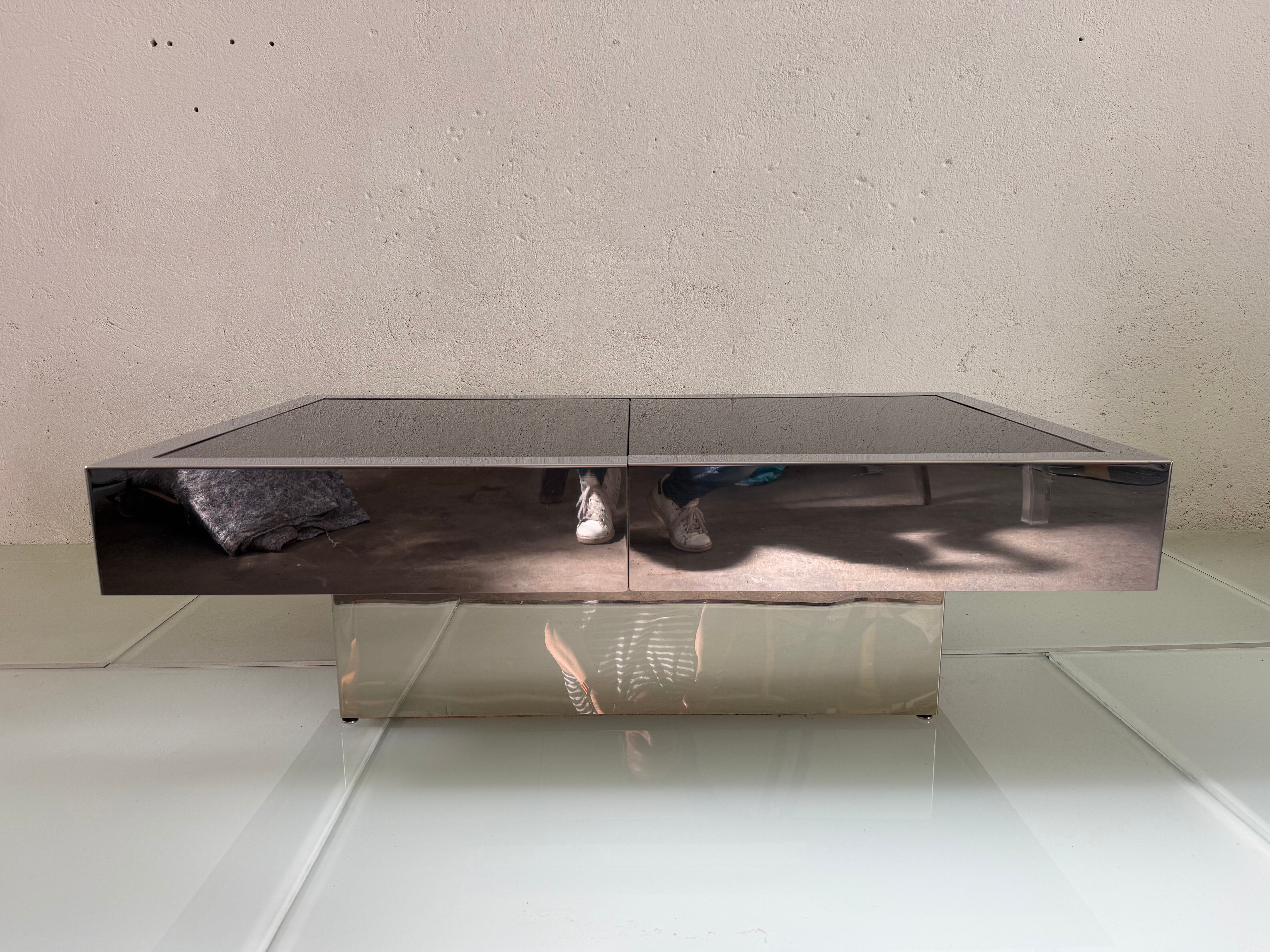 Table basse bar Willy Rizzo