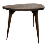 50s tripod coffee table with compass legs