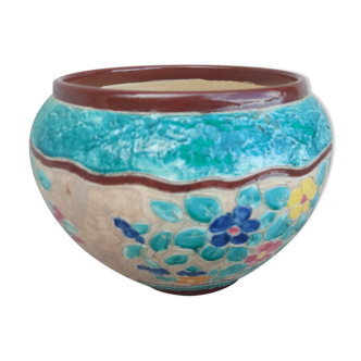 Large pot , ceramic pot cover , Vallauris , Jérome Massier