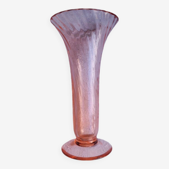 XL pink vase