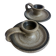 Handcrafted stoneware candle holders