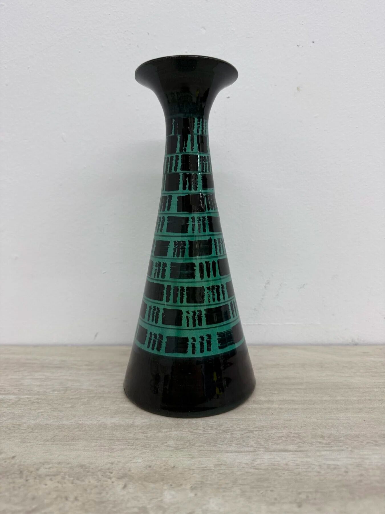 Italian ceramic vase from Bitossi, 1970s