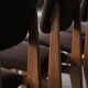 Set of six marcel gascoin chairs model ca, arhec edition.