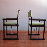 2 chaises vintage en rotin, années 1970