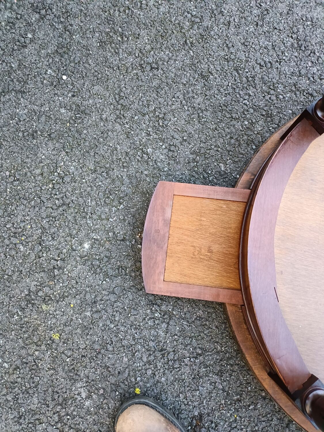 Table bouillotte style Louis XVI marble top