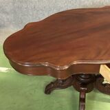 Table Louis Philippe violin late XIXth mahogany