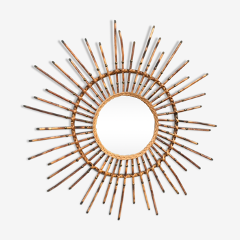 Mirror sun rattan blazed 79cm