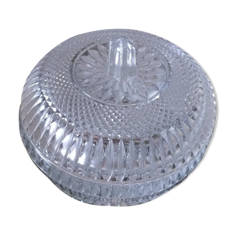 Chiseled moulded glass sugar