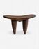 Grand senoufo stool — royal l26 in solid wood n1 - scu piece