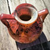 Glass paste vase with gold inclusion Daum 1930