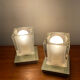 Pair of Ice Cube lamps from the 80s-90s.