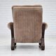 1970s, pair of Danish lounge chairs, original very good condition, corduroy.