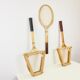 Vintage mid century wooden tennis rackets