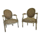 Ensemble de fauteuils médaillon époque Louis XVI, 18ème