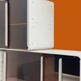 Vintage modular aluminum wall unit — 60s-70s