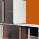 Vintage modular aluminum wall unit — 60s-70s