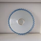 White and blue serrated opaline