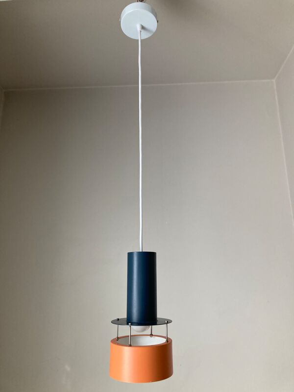 Suspension scandinave Horn Belysning 1960