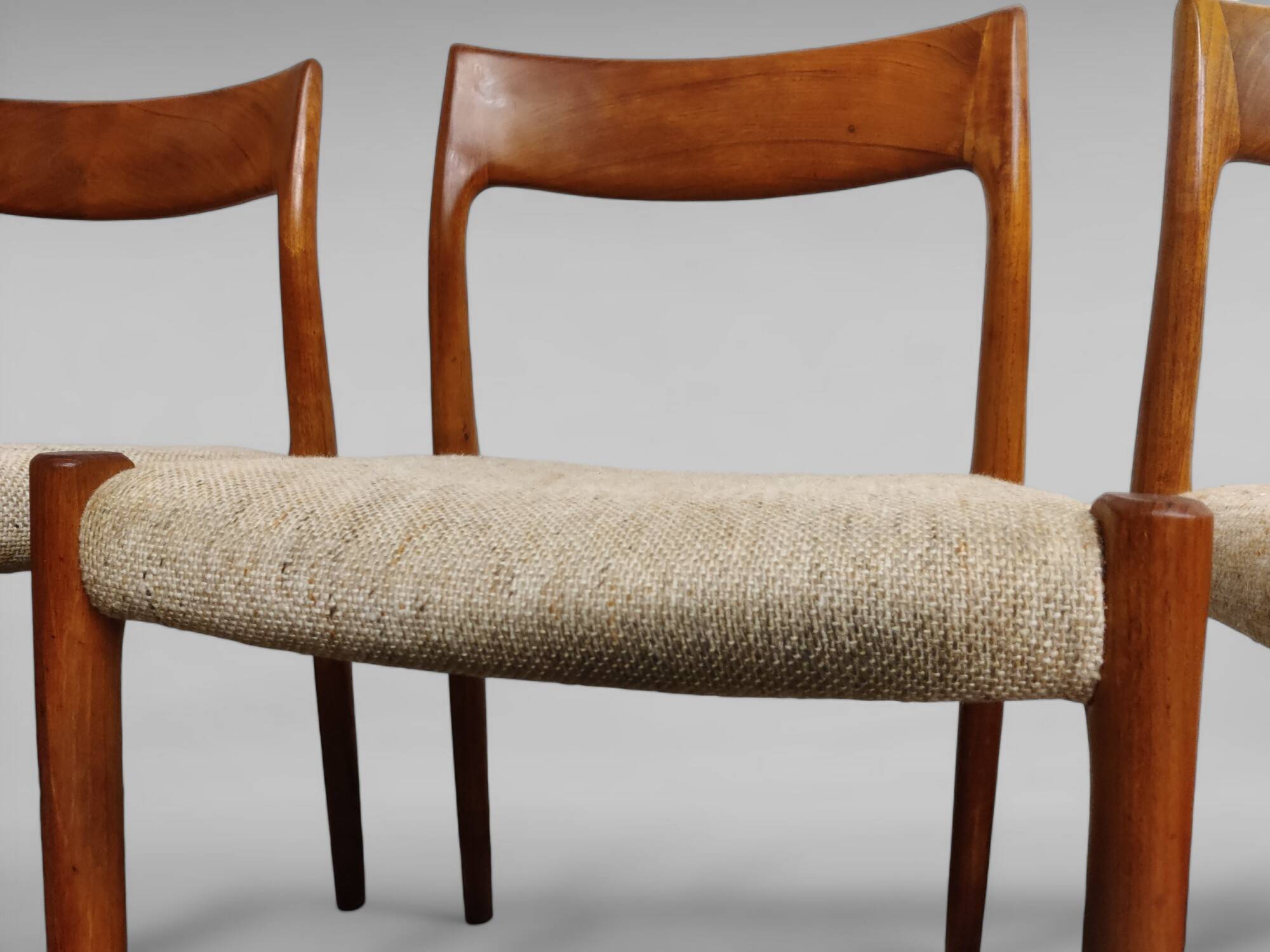 Dining Room Chairs Model No. 77 by Niels Otto Møller, Set of 5