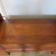 Antique trunk bench - Louis Philippe style - trunk seat - solid wood