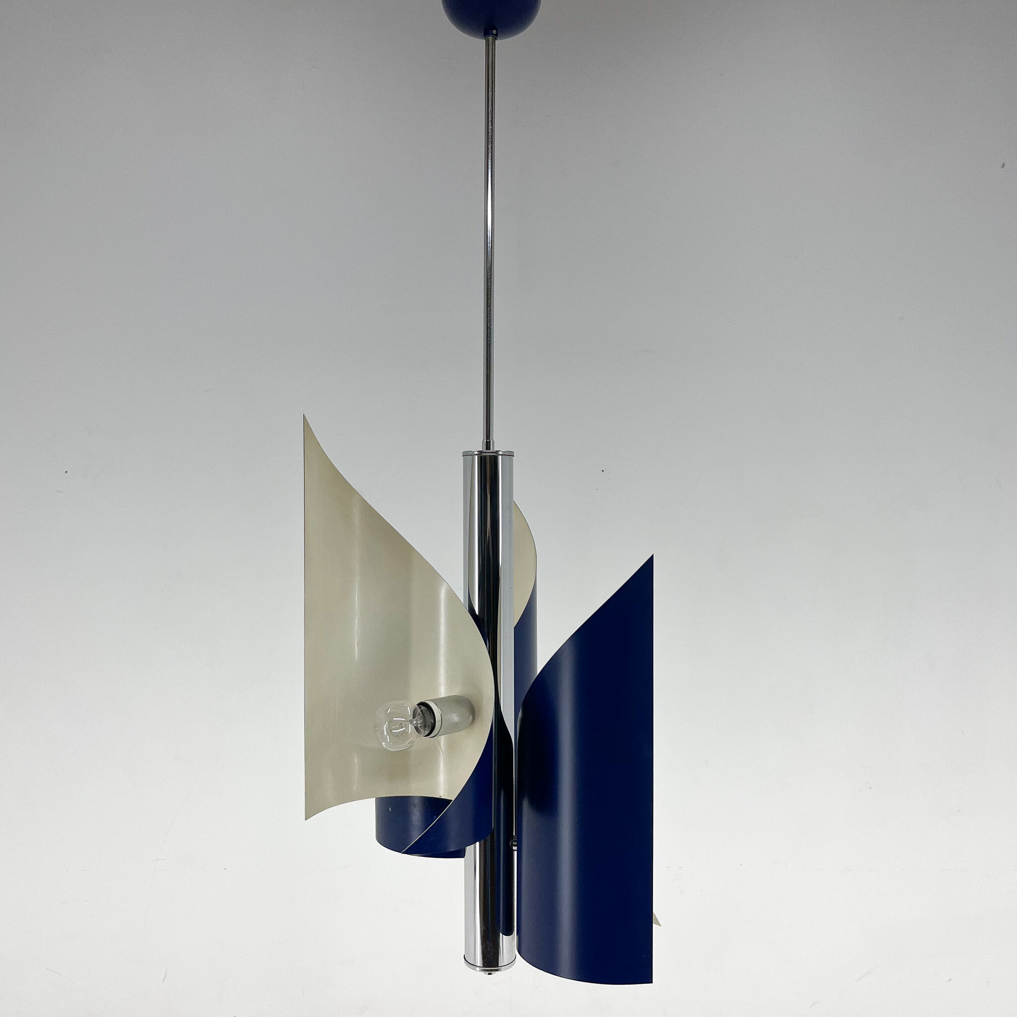 Italian Asymetrical Space Age Chandelier 1970's