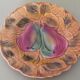 Plate slurry pears Sarreguemines early twentieth century