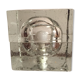 Lamp glass, cube cubosfera wila 1970