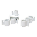 René Bertoux Virebent porcelain coffee service 1970